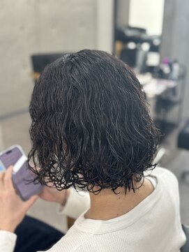 スウェル 稲毛店(Swell) MEN’S HAIR/サーフカール/刈り上げセンターパート/稲毛