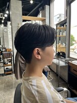 ソイクフ 高田馬場店(SOY-KUFU) フェザーパーマセンターパートツーブロックセンター分け