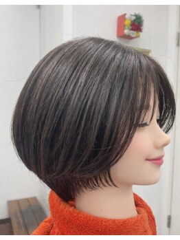 ハタヒラ(HATAHIRA)の写真/高槻市駅15分☆マンツーマンの丁寧なカウンセリングで理想のスタイルを♪自宅でも扱いやすいショートに！