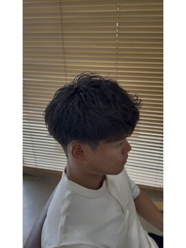 メンズギフト(men's GIFT) ショートマッシュ刈り上げツーブロックシャドウパーマ