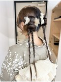 浴衣ヘア