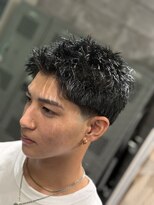 フランクスバーバーリベラルド 横浜(FRANK'S BARBER LIBERALD)&nbsp;MEN’S HAIR/仏陀パーマ/テーパーフェード/スパイキーショートU