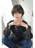 うざバングナチュラルショート