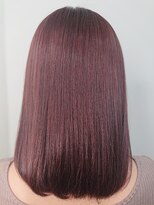 アダリル 川越(aDALil)&nbsp;韓国風チェリーピンク×肩下ボブ×ベリーピンク【川越美容室】