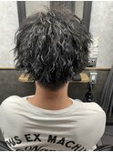 ツイストスパイラルパーマ ツーブロック メンズカット/葛西