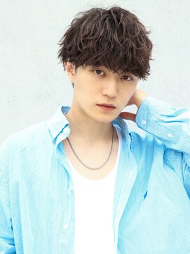 オーシャントーキョー 原宿(OCEAN TOKYO) ウェーブミックスマッシュ　【刈り上げツーブロックマッシュ】