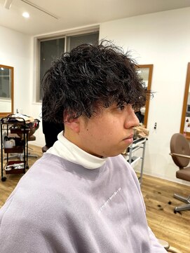 メンズアンダーバーホワイト 南海難波店(Men's _WHITE) メンズパーマ