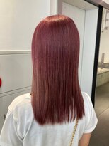 ダブルカラーピンクベージュケアブリーチハイトーン髪質改善
