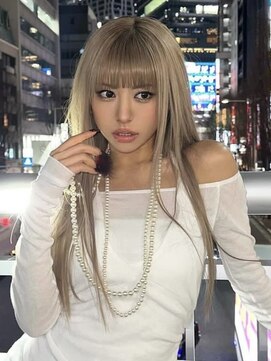 ロウル 渋谷(LOWRL) オリーブミルクティー/シールエクステ/ブリーチ