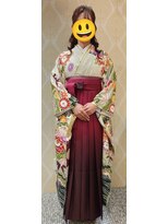 ファースト(FIRST)&nbsp;卒業式袴　着付け＋ヘアセット