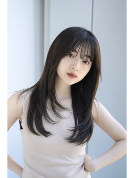 エインアンリー 明治神宮前(AIN.ANLY.) レイヤーカット/顔まわりレイヤー/顔まわりカット/前髪カット