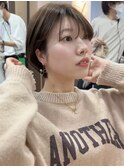 大人似合わせレイヤーカット30代40代50代ショート×アースカラー