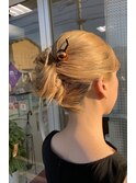 浴衣用かちふわヘア