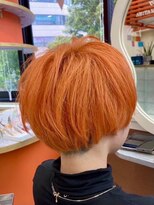 マティーナ ヘアー 池袋(Matina hair)&nbsp;【ショートカット/オレンジ/オレンジベージュ】20代30代40代50代