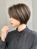 [人気No.2:ブリーチなし発色◎]カット＋N.カラー＋1STトリートメント[￥10200]