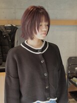 カルマ(carma)&nbsp;紫ピンクのフェイスレイヤーボブ