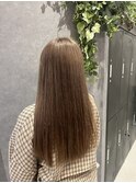 濃いめミルクティーベージュカラー