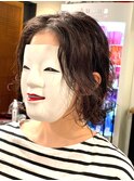 【coma中野】ウルフパーマ似合わせカットウェーブミディアム
