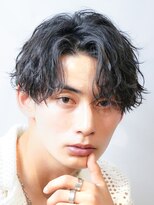 20代30代ツイストスパイラルパーママッシュメンズカット原宿