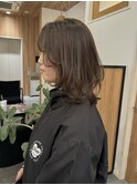 くびれレイヤー＊ミディアムレイヤー＊顔周り＊顔周りレイヤー