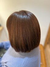 ノンジアミンカラー施術例1白髪染め