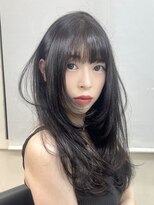 ヴェイン 渋谷(vain)&nbsp;イルミナカラーレイヤーカット顔まわりカット