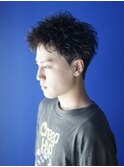 10代20代ソフトツイストパーマメンズショートメンズカット