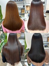 ダメージ毛に集中補修。内側から潤いを満たす、素髪そのものを育てる髪質改善ケア。