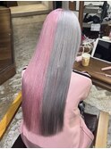 ピンク×シルバー