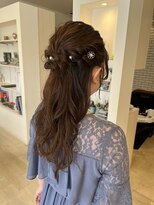 アドラーブル はなみずき店(adorable)&nbsp;ねじり編みハーフアップ