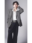 MEN’S HAIR/波巻きツイストスパイラル/リバースセンターパート