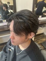 グラスヘア 流川店(Grass Hair)&nbsp;ミディアムセンターパート【別府駅徒歩10分】【メンズ美容室】