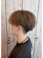 ヘアーリゾートノーブル(Hair Resort Noble) 【ツイストスパイラルパーマ】刈り上げツーブロックマッシュ