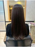 【酸性ストレート×髪質改善バイカルテトリートメント】