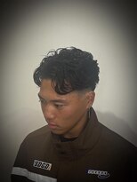 ブリーチ 金沢店(BLEACHi)&nbsp;ラルフカール×無造作パーマで作る大人メンズスタイル
