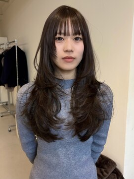 アーバン(URBAN.) ロングザクザクレイヤー/海外ヘア