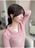 顔まわりカット　前髪【野呂朱里】