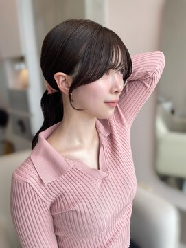 アナ ラーナ(Anna Lanna) 顔まわりカット　前髪【野呂朱里】