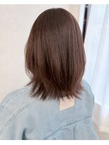 ミュラ(mulah)&nbsp;ブリーチなしダブルカラーラベンダーアッシュ＊レイヤーカット