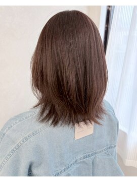 ミュラ(mulah) ブリーチなしダブルカラーラベンダーアッシュ＊レイヤーカット