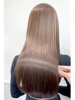 ヘアーズ ベリー 香椎店(hairs BERRY)&nbsp;BERRYイメチェン美髪シンプルストレート艶感フルバング艶髪