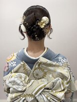 ソアレ(soiree)&nbsp;お着物にもぴったりなリボン風ヘア