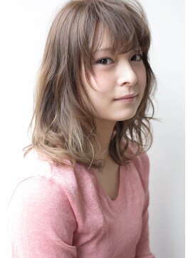 ルカ リノア(Luca lino:a) ブリーチを使わずにハイ透明感☆透けるブルーアッシュカラー