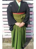 袴着付けヘアセット☆卒園式 卒業式 和装 学校行事 水戸 大工町