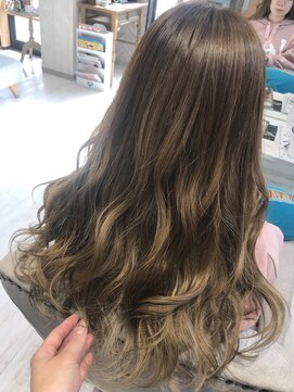 ヘアー ガーデン ルノン(Hair Garden Lunon) ミルキーベージュグラデーション