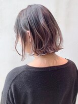 アイティー バイ アルバム 中野店(IT by ALBUM) ミルクティーピンクくびレイヤーニュアンスカラー_ba265573