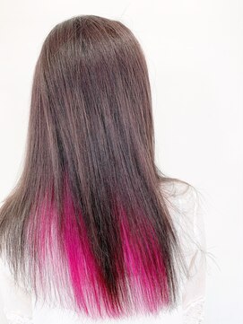 トリニティ(trinity) 【trinity☆トリニティ】インナーカラー×光色ヴェールピンク☆