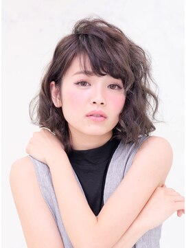 ヘアーズ ベリー 喜連瓜破店(hairs BERRY) BERRY_クールショート_オーガニック_ボブルフ_ピンクベージュ