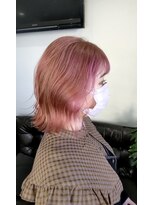 ヘアーアンドアイラッシュ ヨーク(Hair&eyelash york's)&nbsp;ベース　ピンクベージュ　フレーミング　ピンク