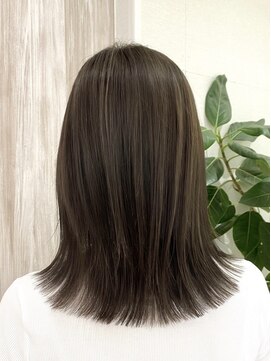 エアー 横浜(AIR) 【寺本】ミディアムヘアでも叶える白髪カバーカラー